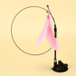 Cat Fishing Rod with Suction Cup Toy for Cats Interactive Play