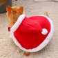 Santa Claus Cape Cat Costume Pet Christmas Outfit