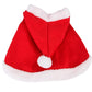 Santa Claus Cape Cat Costume Pet Christmas Outfit
