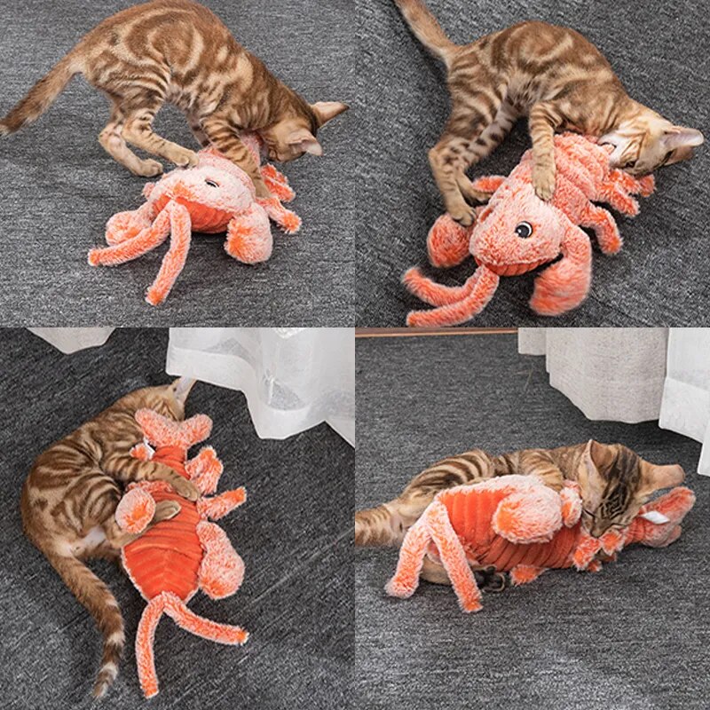 Interactive Pet Toy Crayfish Chew Toy for Dogs and Cats