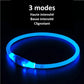 LED Dog Collar Adjustable Light Up Safety Glow Collar for Pets