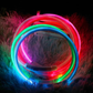 LED Dog Collar Adjustable Light Up Safety Glow Collar for Pets