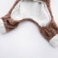 Fleece Cat Costume Warm Pet Outfit for Cats Cozy Cat Clothes