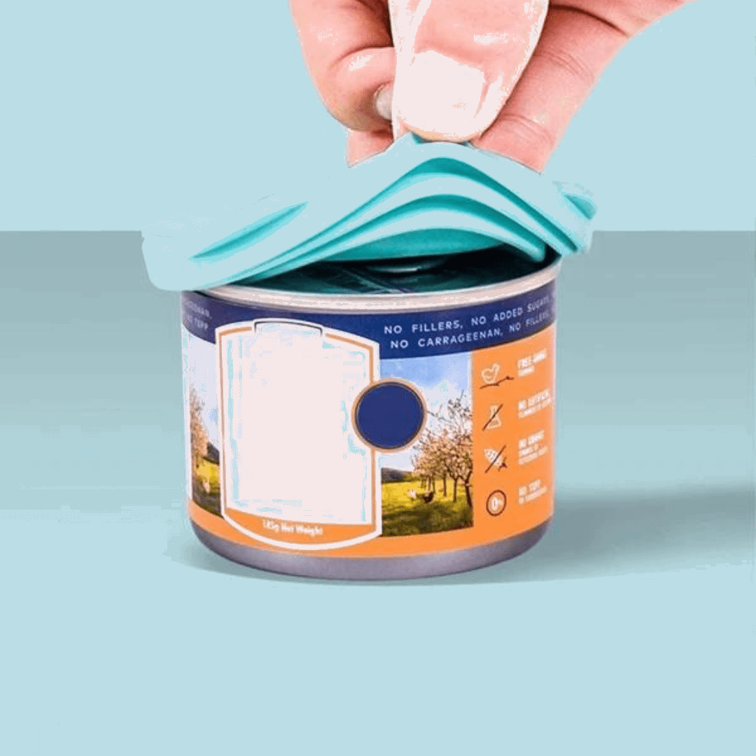 Silicone Pet Food Can Lid Cover Airtight Seal for Pet Food Storage