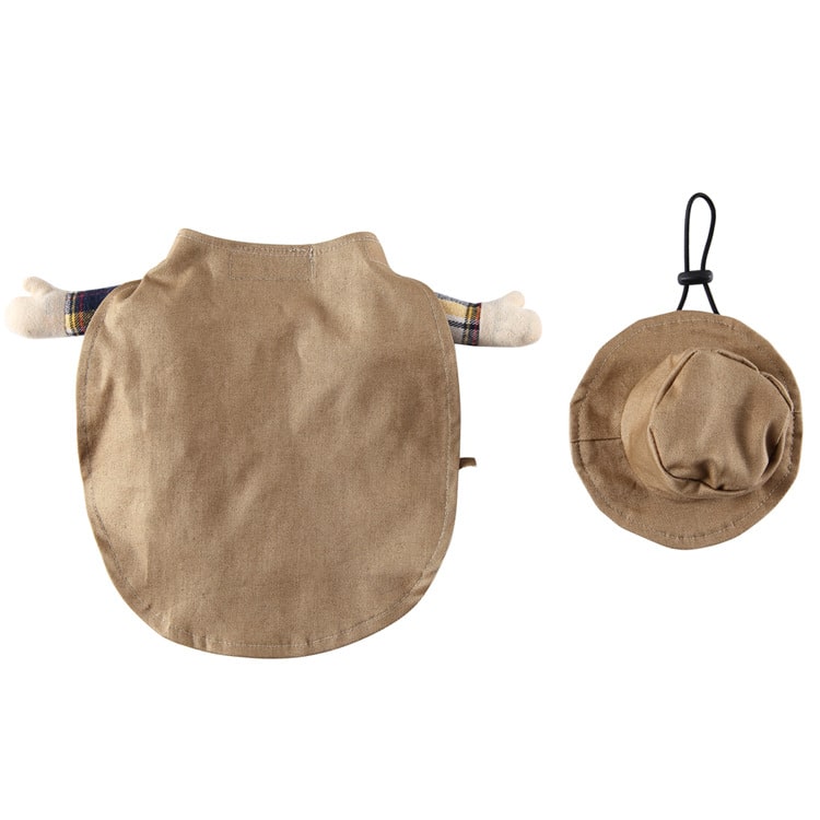 Cowboy Costume for Dog and Cat Pet Outfit Western Dress Up