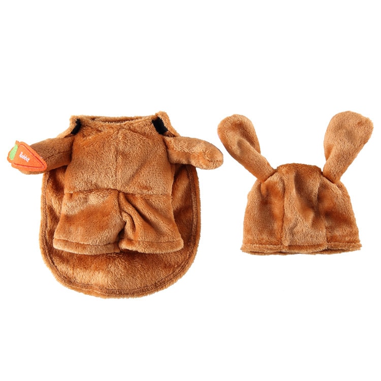 Pet costume for cats and dogs bunny outfit Easter bunny pet suit