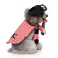 Pet Costume for Cat and Dog Pirate Outfit Pirate Dress Up for Pets