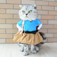 Samurai Costume for Cats and Dogs Pet Outfit Cosplay Apparel