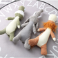 Plush Ribbed Sound Toy for Babies and Toddlers Soft Sensory Toy
