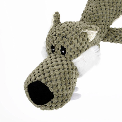 Plush Ribbed Sound Toy for Babies and Toddlers Soft Sensory Toy