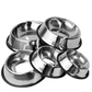 Stainless Steel Pet Bowl Durable Dog Cat Food Water Dish