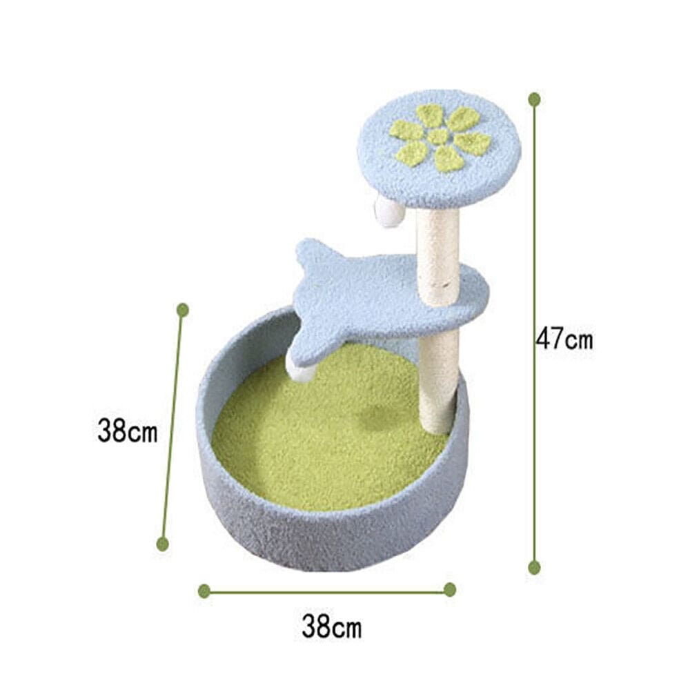 KiTree Small Cat Tree Pet Furniture for Cats Cat Scratching Post