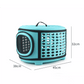 Semi Rigid Pet Carrier Bag for Dogs and Cats