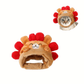 Cat Head Costume Hat Pet Headwear for Cats Halloween Dress Up