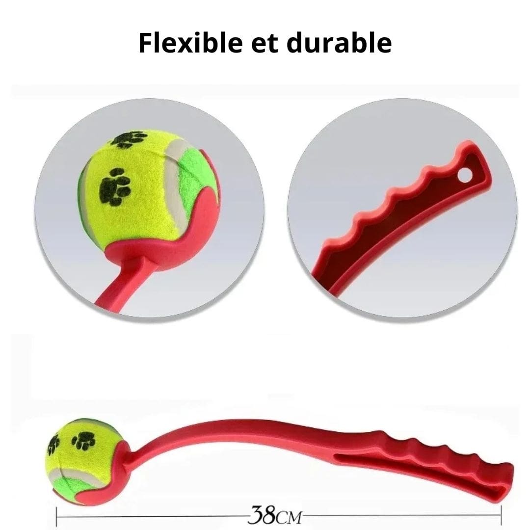 Manual Dog Ball Launcher Toy for Fetch Training and Exercise