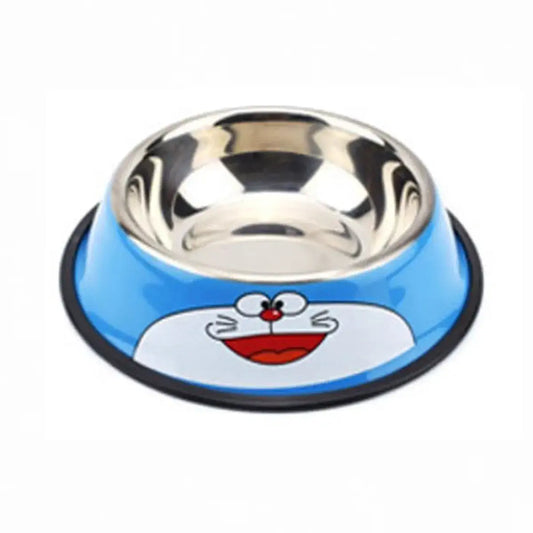 Doraemon Pet Bowl Cat Dog Food Water Dish