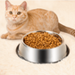 Stainless Steel Pet Bowl Durable Dog Cat Food Water Dish