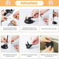 Cat Fishing Rod with Suction Cup Toy for Cats Interactive Play