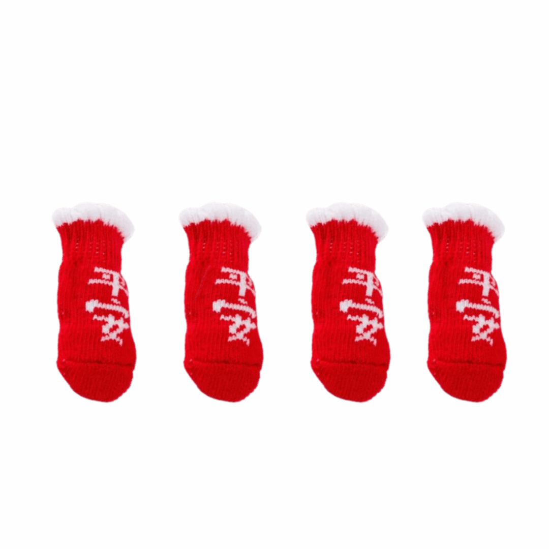 Dog Socks Non Slip Grip Japanese Style Pet Socks for Puppies and Small Dogs