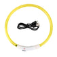LED Dog Collar Adjustable Light Up Safety Glow Collar for Pets