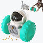 Astronaut Kibble Dispenser Pet Toy Interactive Treat Feeder