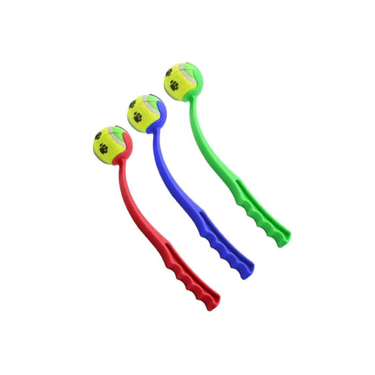 Manual Dog Ball Launcher Toy for Fetch Training and Exercise