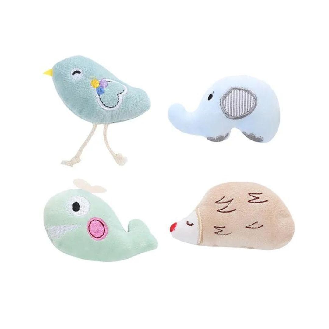 Mini Plush Cat Toys Soft Small Plushies for Cats Interactive Kitty Toys