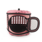 Semi Rigid Pet Carrier Bag for Dogs and Cats