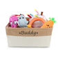 Custom Pet Storage Basket Personalized Organizer for Pets
