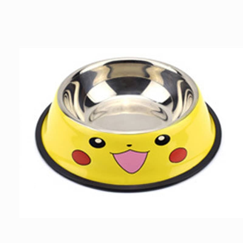 Pikachu Pet Bowl Durable Dog Cat Food Dish