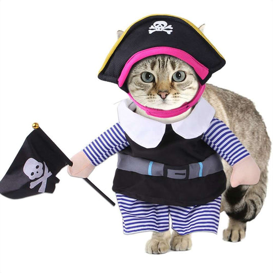 Pirate Costume for Dogs and Cats Set of 2
