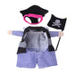 Pirate Costume for Dogs and Cats Set of 2