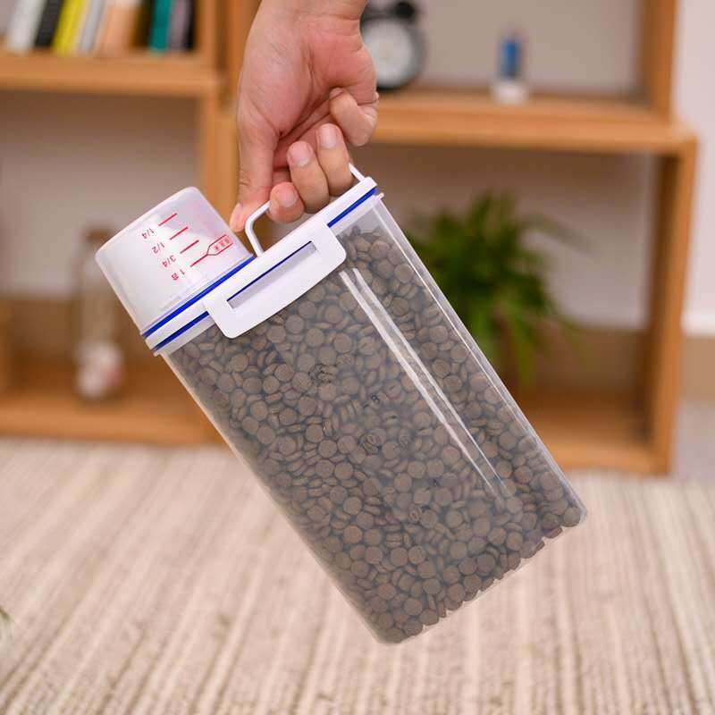 Pet Food Storage Container for Kibble Dog Cat Food Keeper Airtight Food Bin