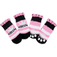 Dog Socks Queen Non Slip Protective Booties for Small Medium Large Dogs