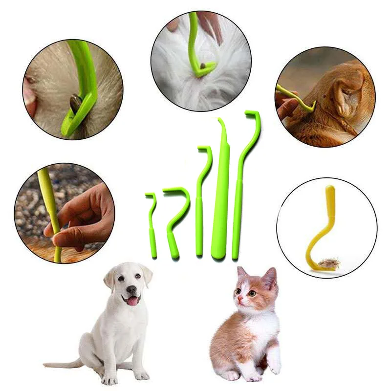 Plastic Tick Remover Tool for Dogs and Cats Safe Easy to Use Pet Tick Tweezer